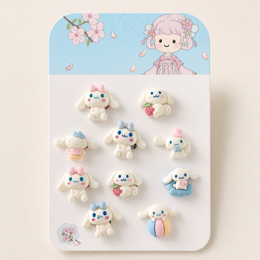 Kawaii Character Hair Tie Set