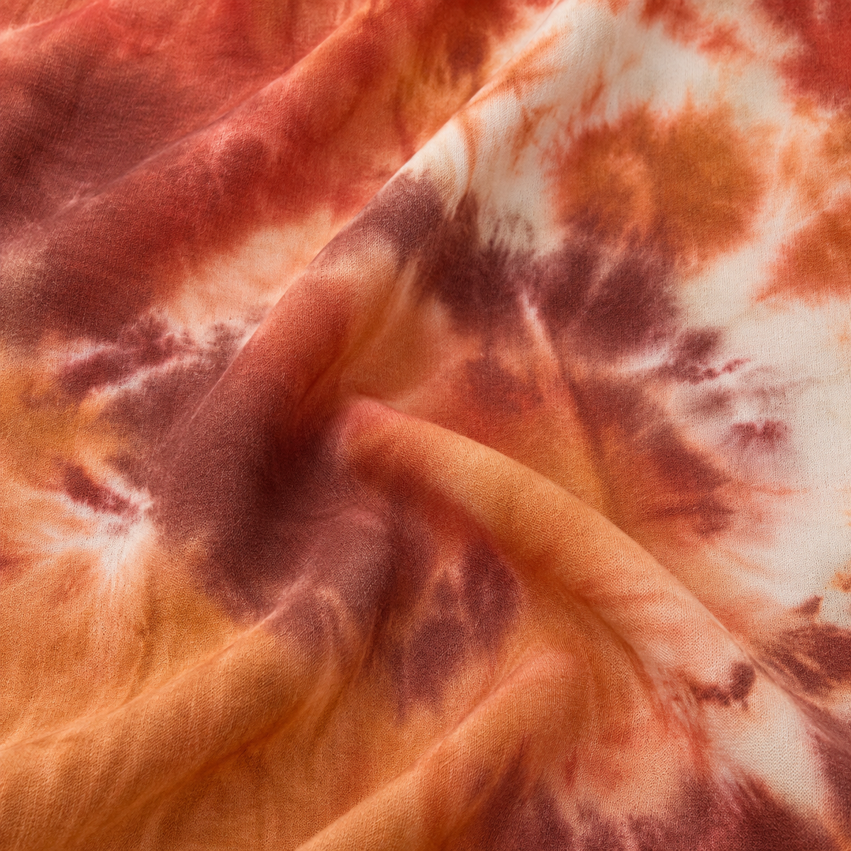 Rust Brown Tie Dye