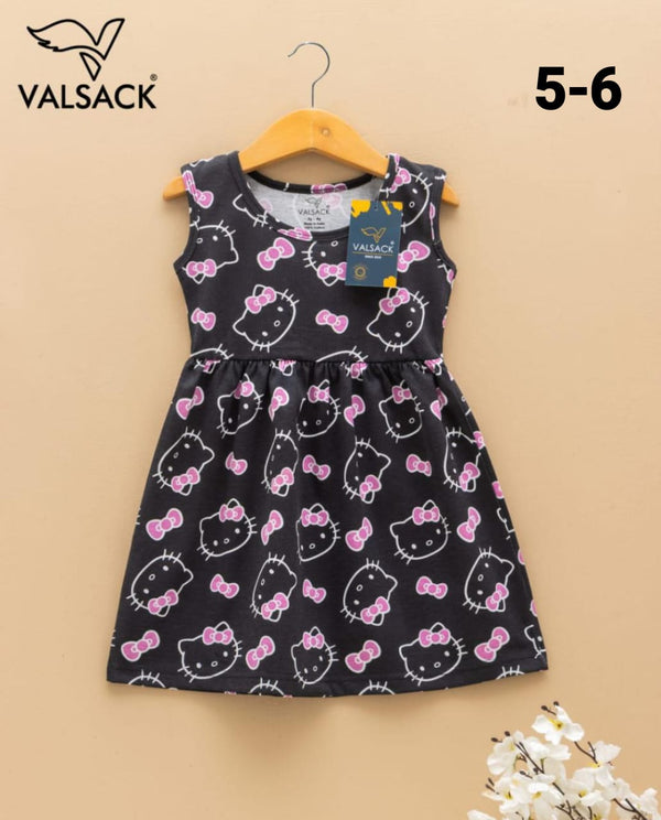Girls Sleeveless  Frocks 1.0