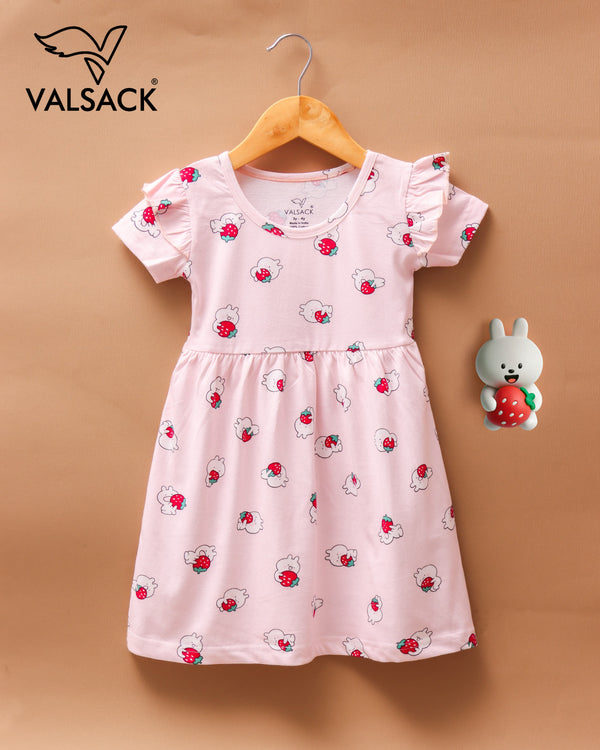 Girls Frill Sleeves Frocks 1.0