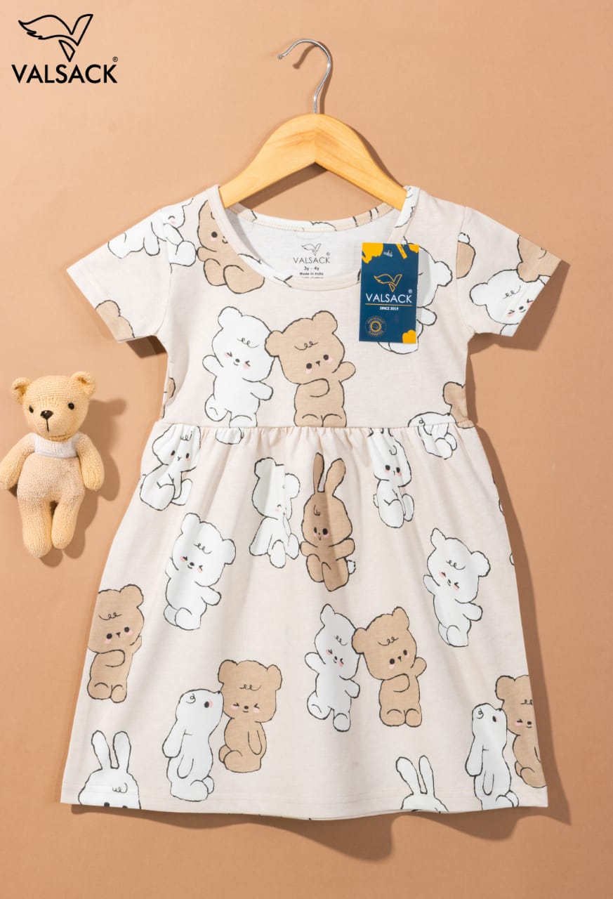 Girls Half Sleeve Frocks 1.0