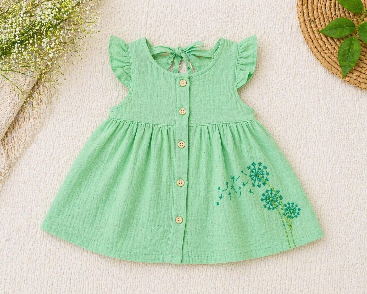 Muslin Embroidered Frock