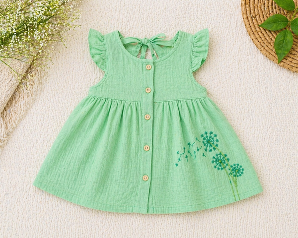 Muslin Embroidered Frock