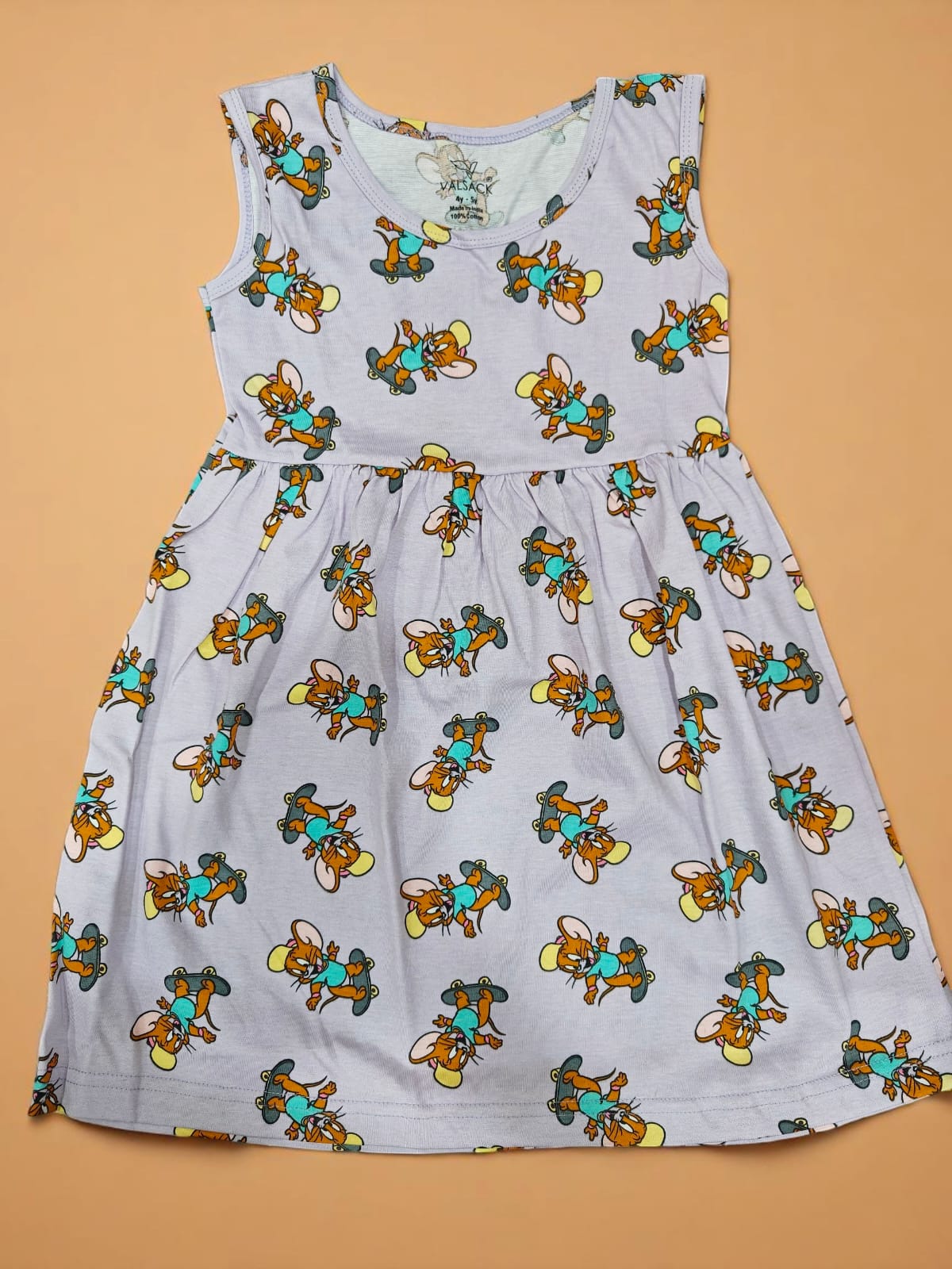 Girls Sleeveless  Frocks 1.0