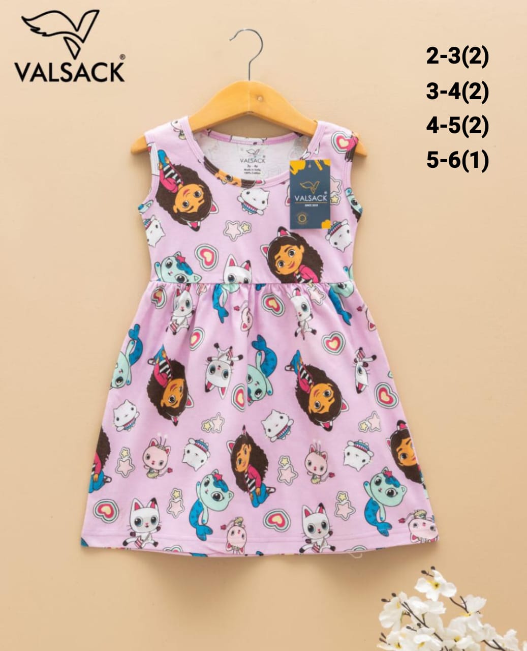 Girls Sleeveless  Frocks 1.0