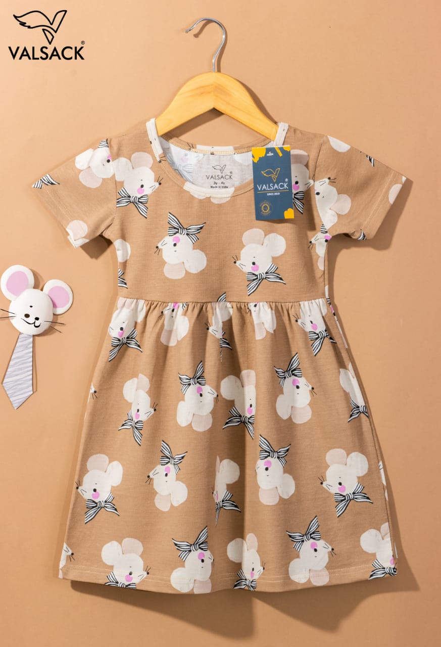 Girls Half Sleeve Frocks 1.0