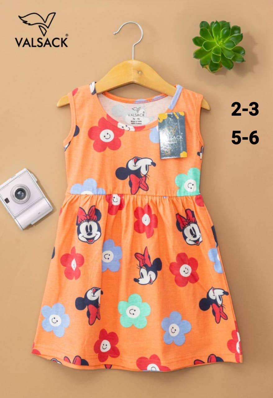 Girls Sleeveless  Frocks 1.0
