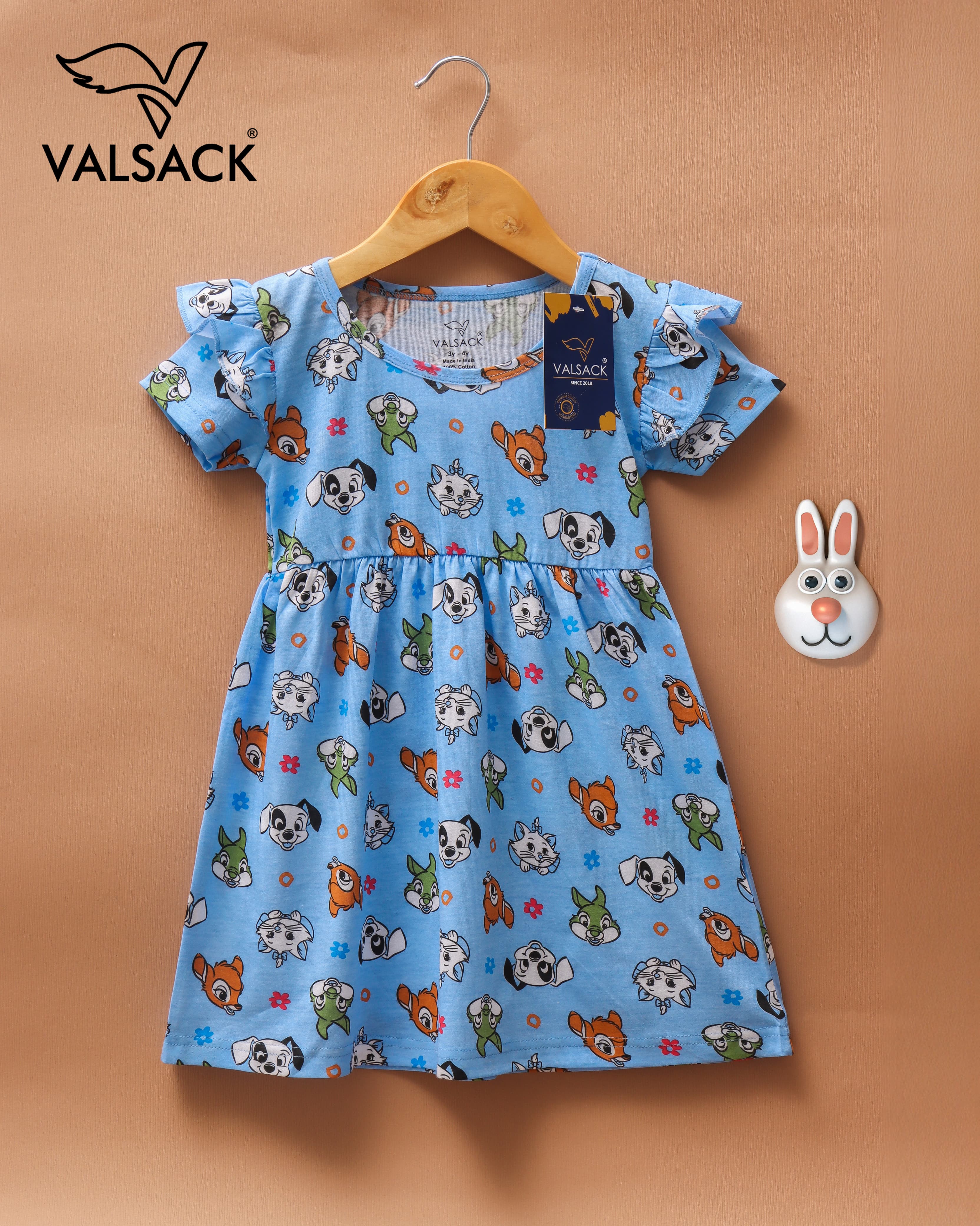 Girls Frill Sleeves Frocks 1.0