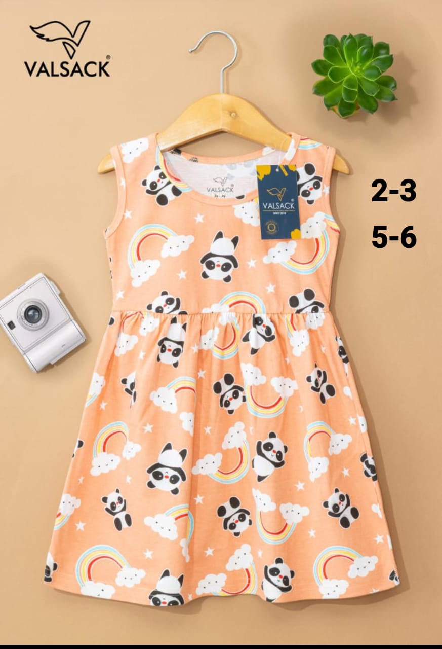 Girls Sleeveless  Frocks 1.0