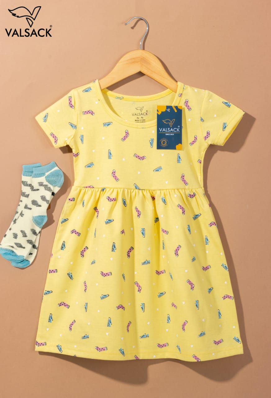 Girls Half Sleeve Frocks 1.0