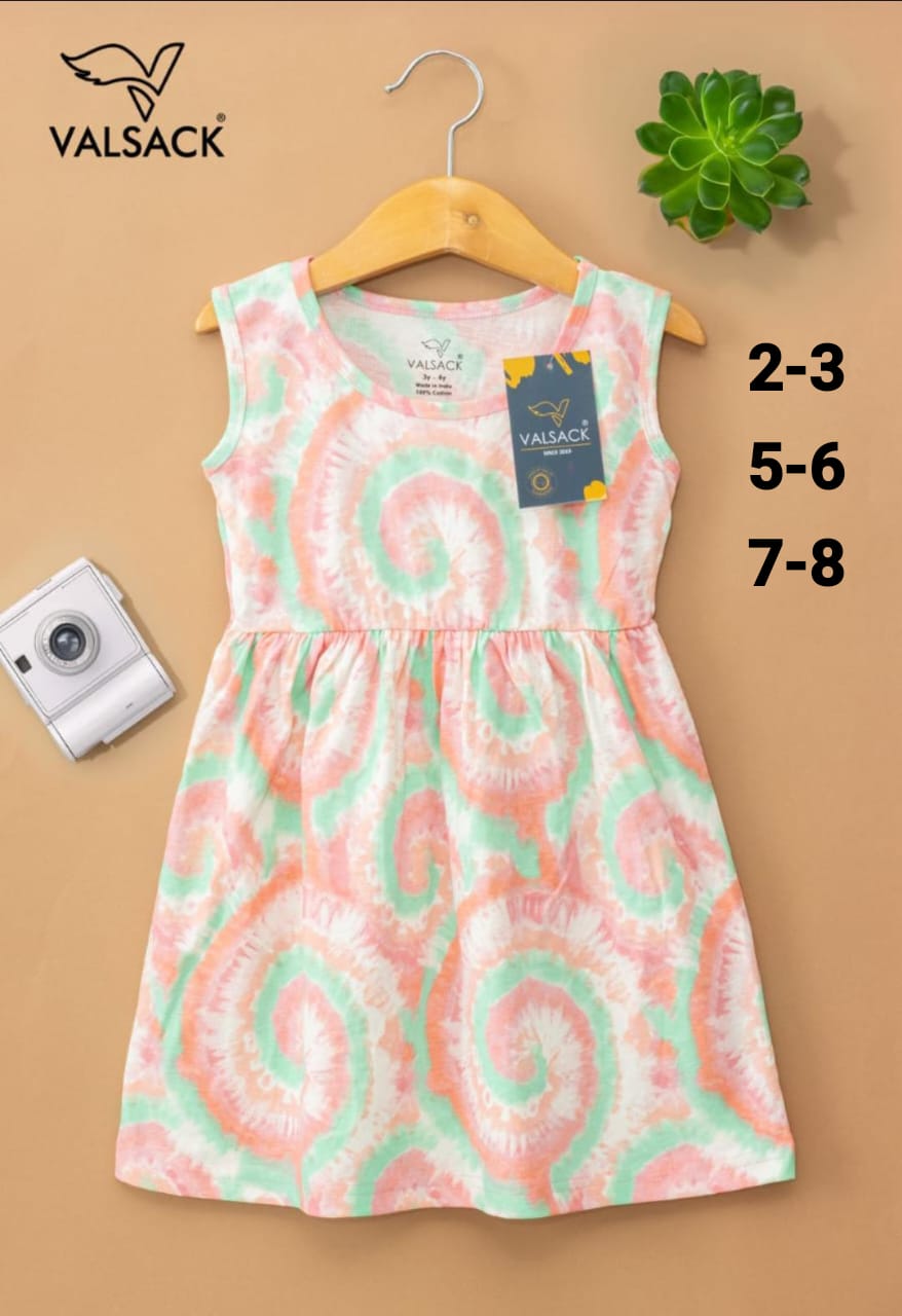 Girls Sleeveless  Frocks 1.0