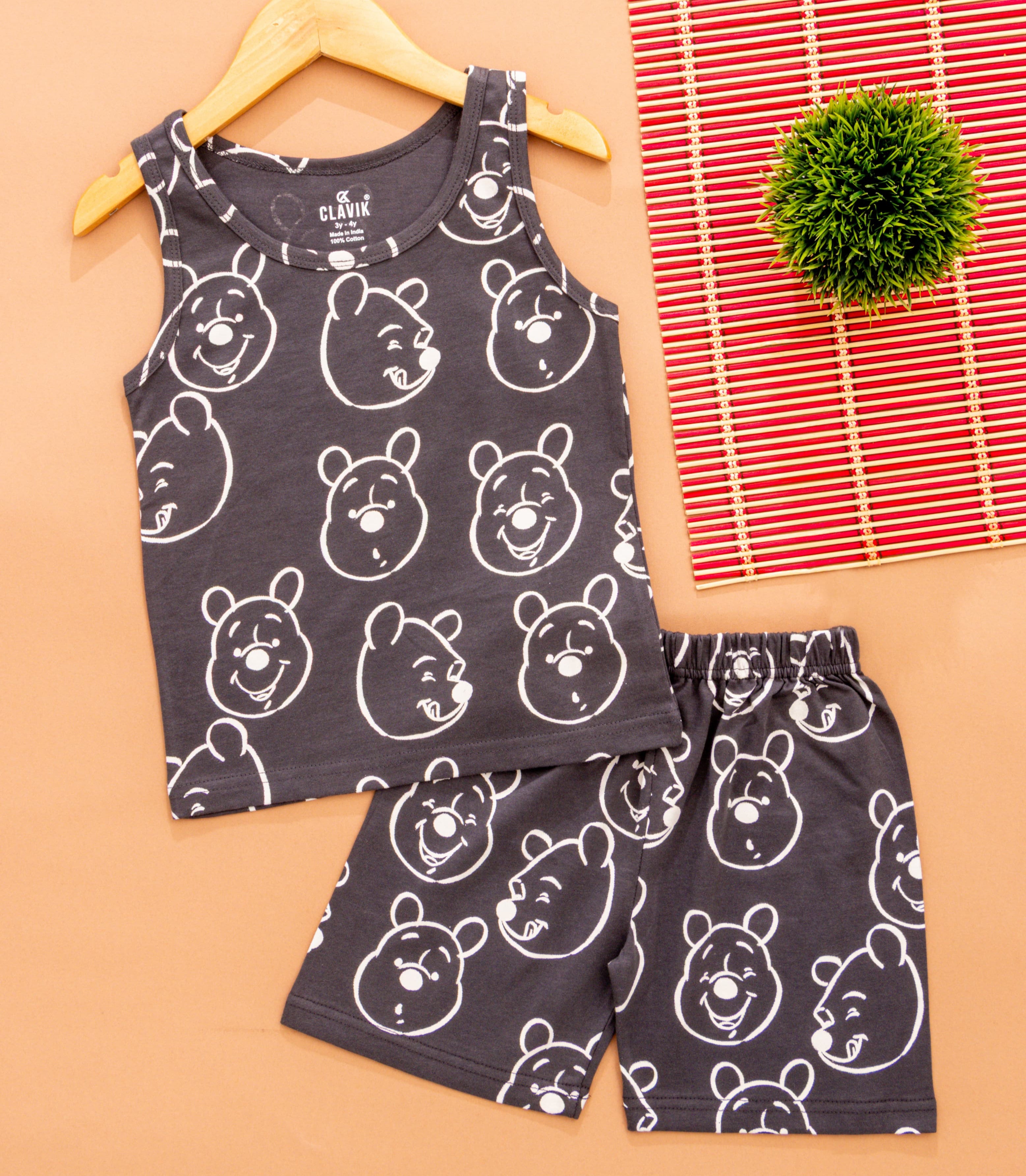 Boys Sleeveless T-Shirt with Shorts