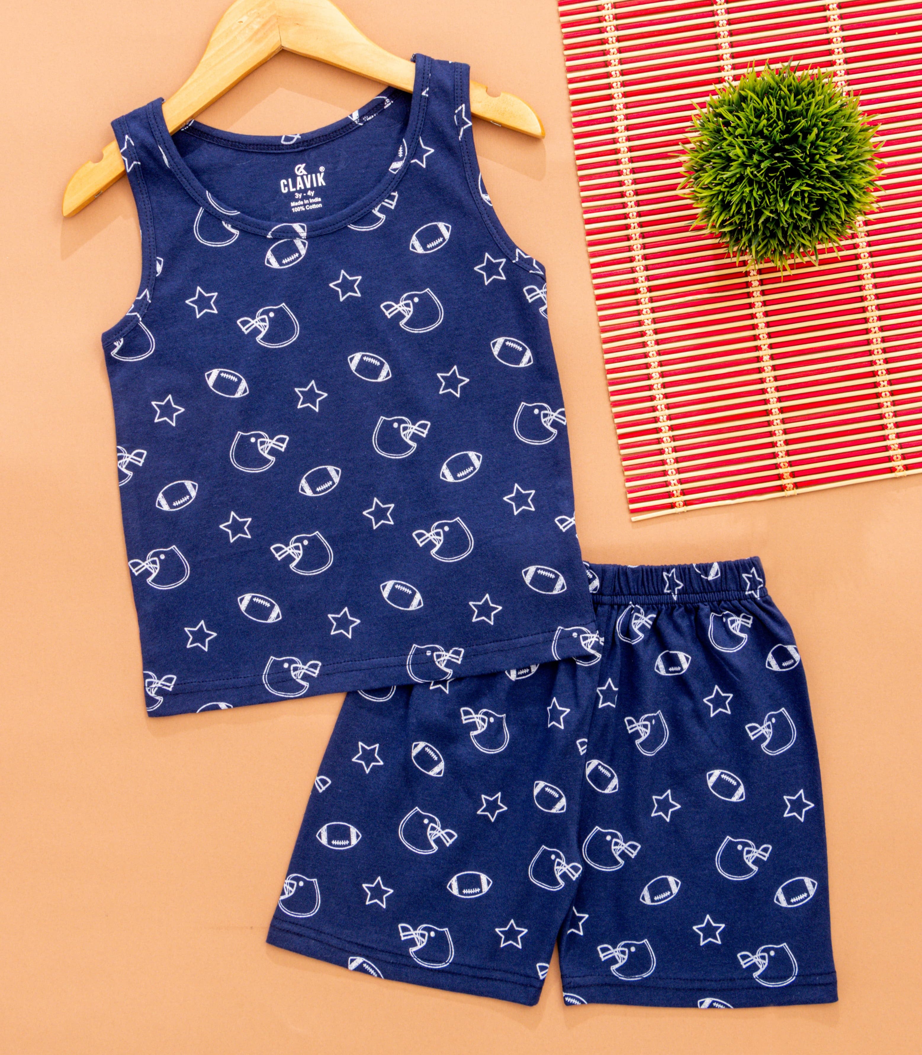 Boys Sleeveless T-Shirt with Shorts