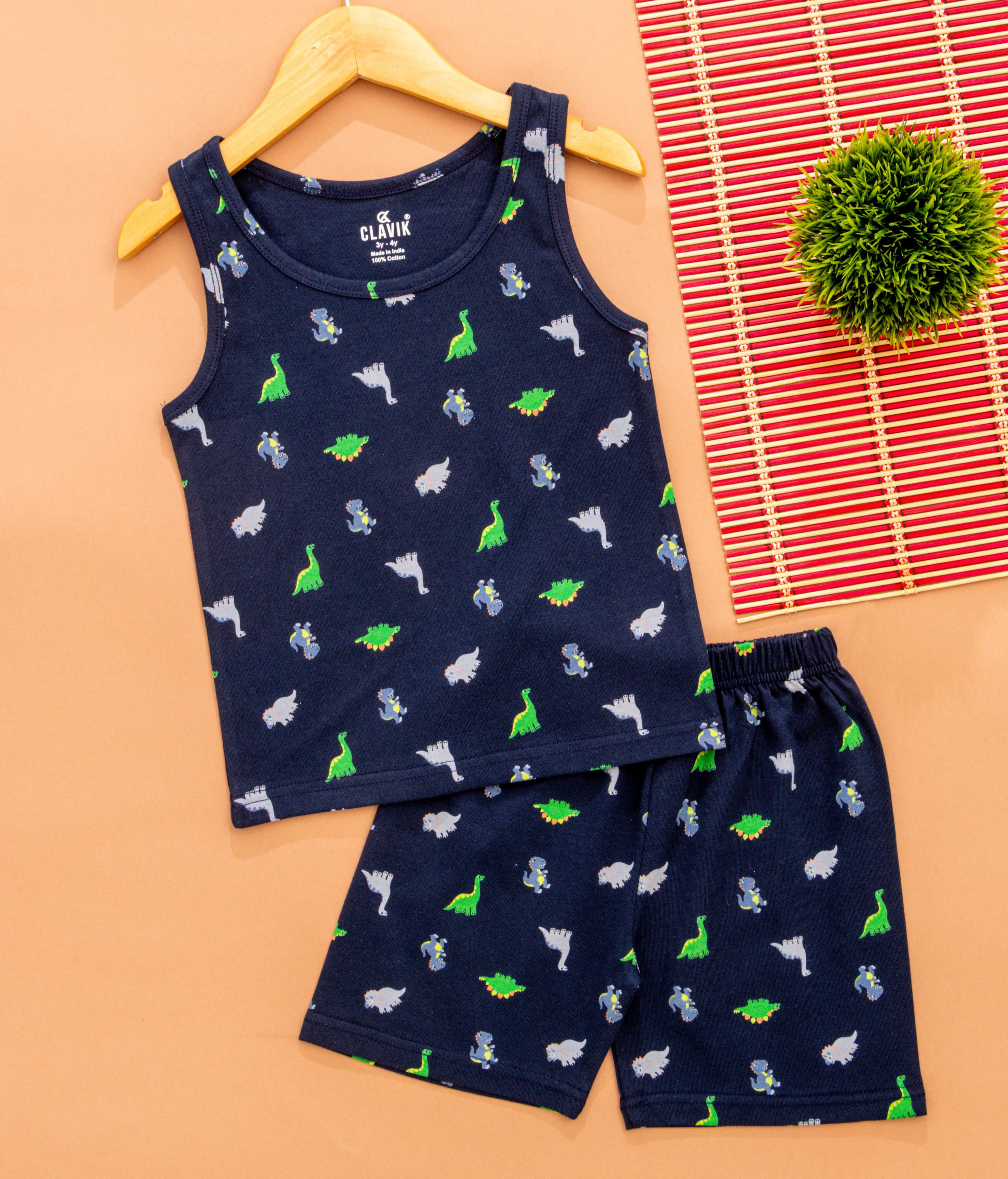Boys Sleeveless T-Shirt with Shorts