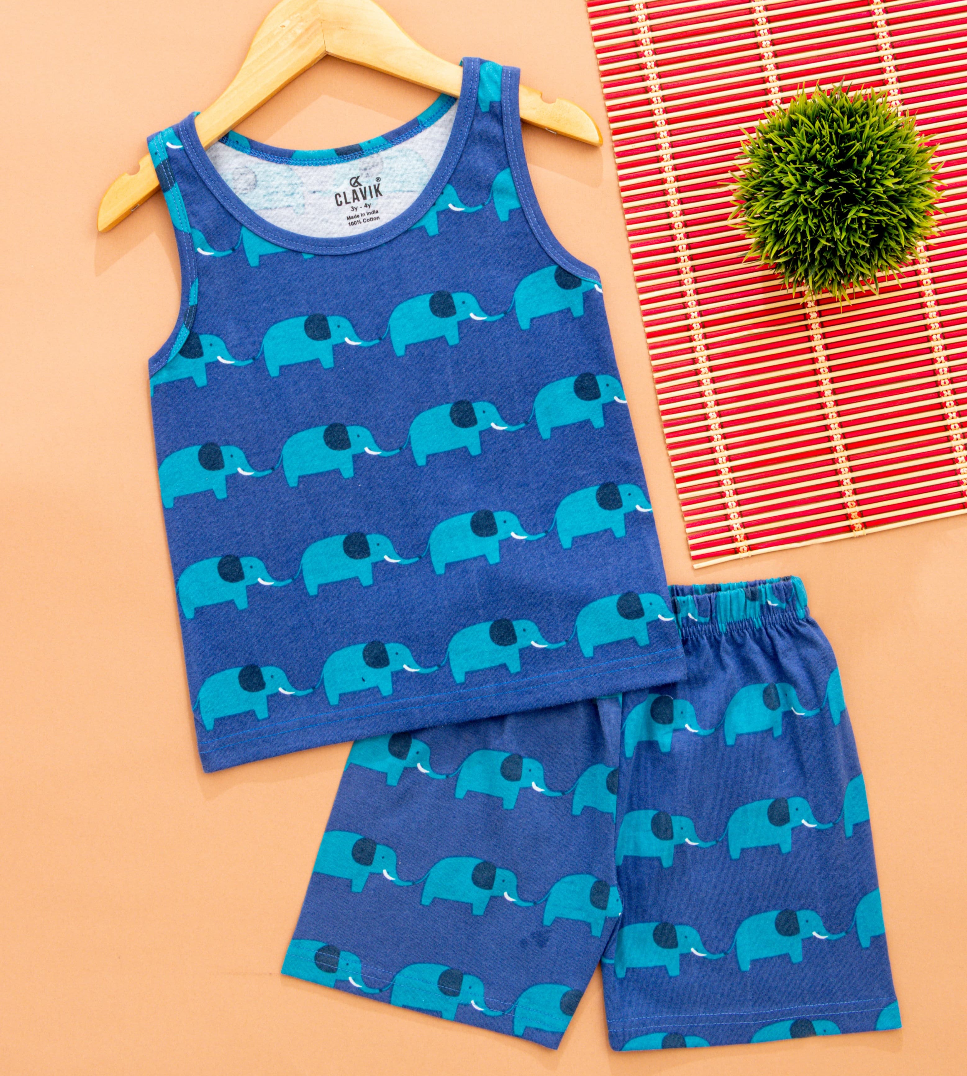 Boys Sleeveless T-Shirt with Shorts