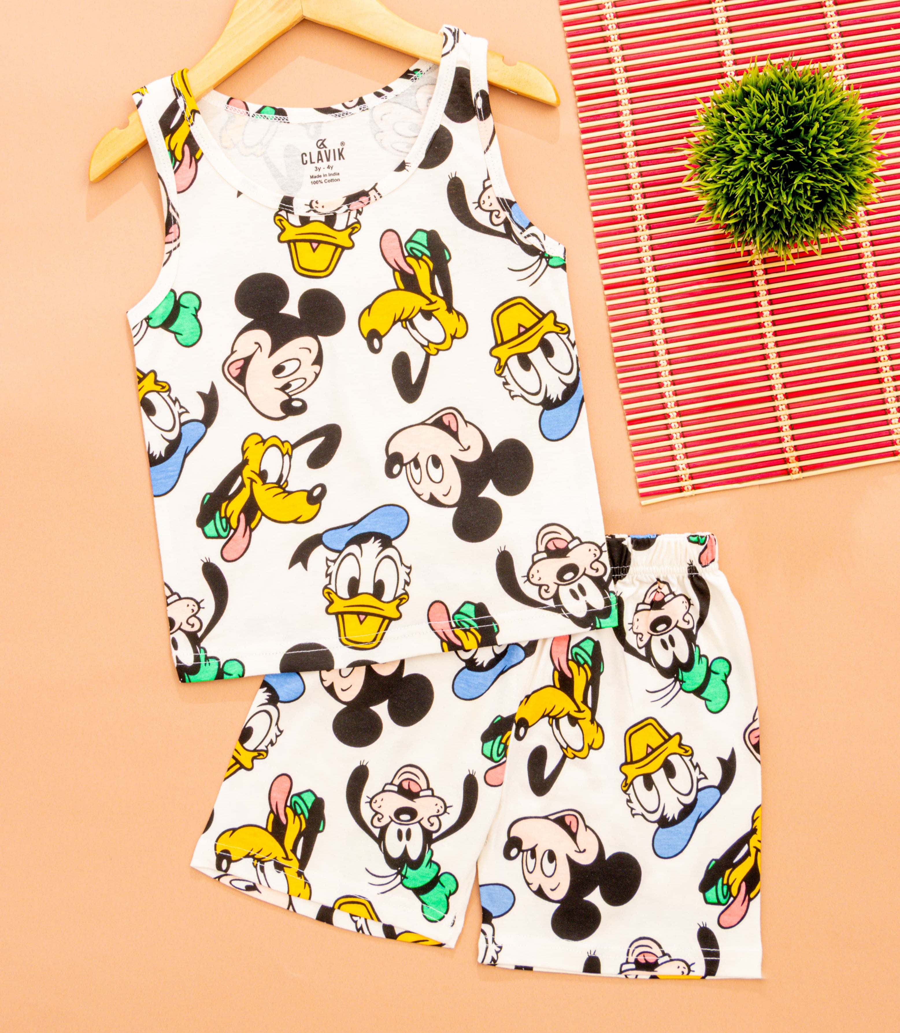 Boys Sleeveless T-Shirt with Shorts