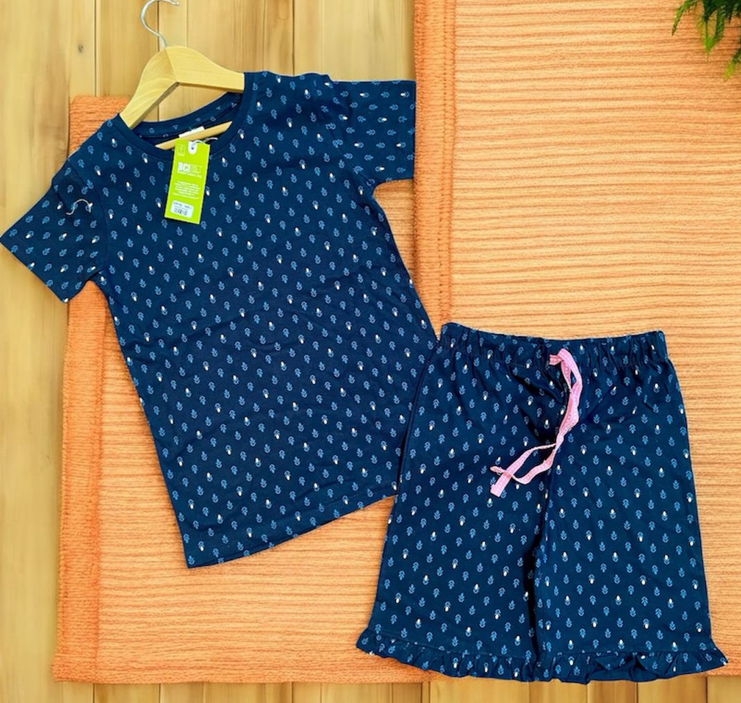 Girls Frill Shorts Set