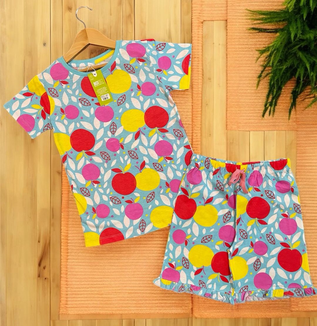 Girls Frill Shorts Set