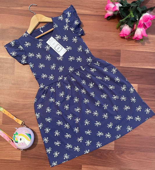 Girls Short Sleeves Frock
