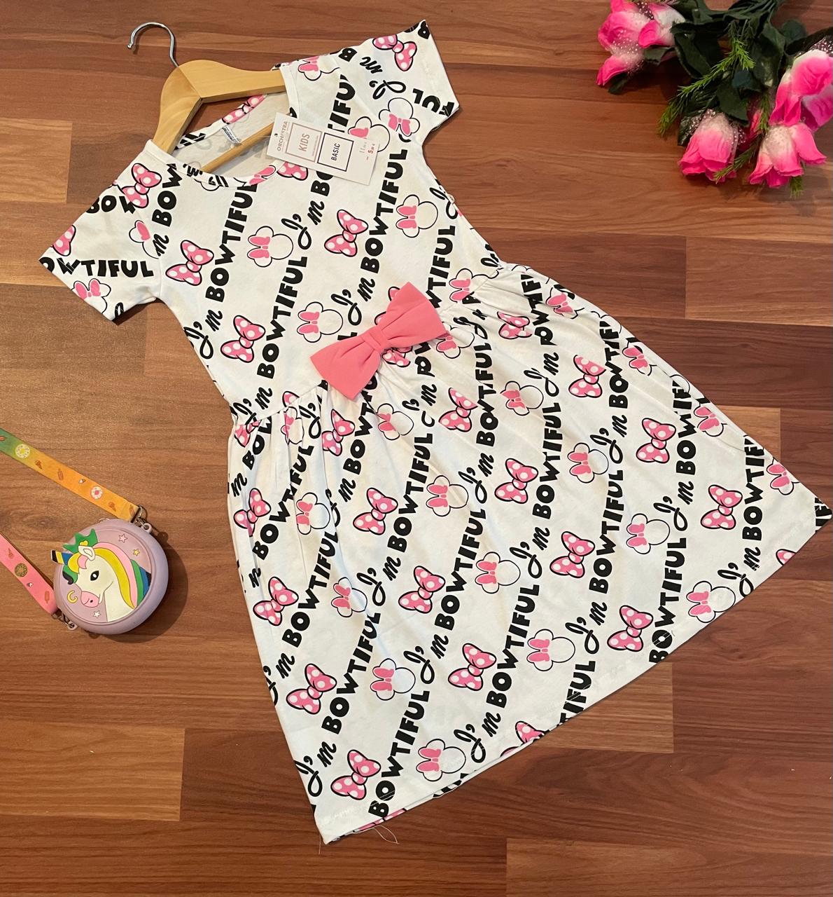 Girls Short Sleeves Frock