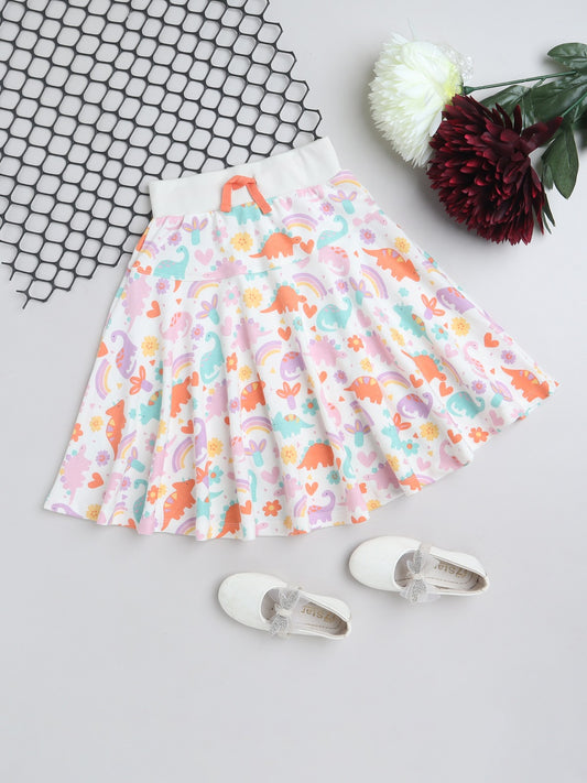 Girls Printed Skirt