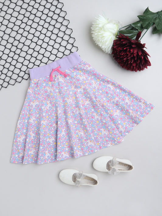 Girls Printed Skirt