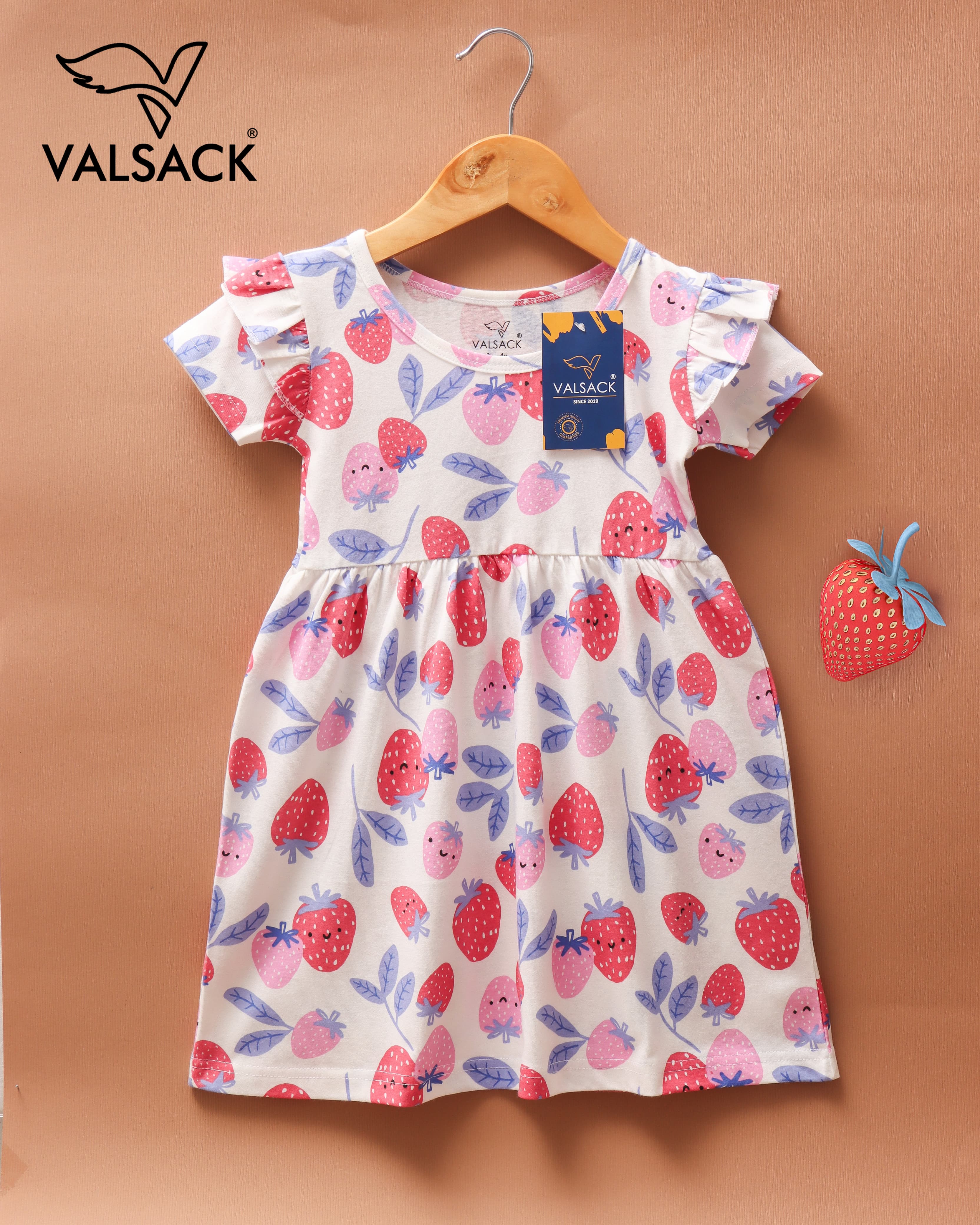 Girls Frill Sleeves Frocks 1.0
